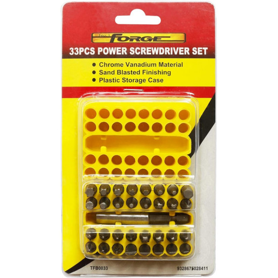 BITS Set Screwdriver 33pcs FORGE