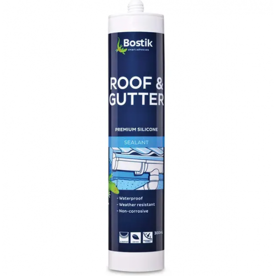 SILICONE Roof & Gutter Grey  300ml BOSTIK