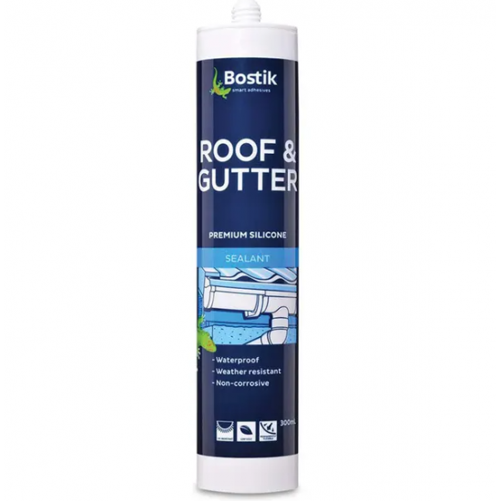 SILICON Roof & Gutter Black BOSTIK