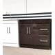 VANITY 900x450x875mm 2doors+2drawers H/Glossy Brown