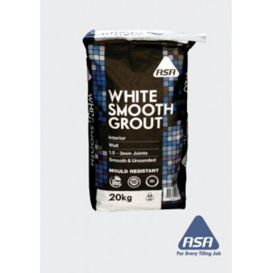 GROUT White Smooth 20kg  ASA