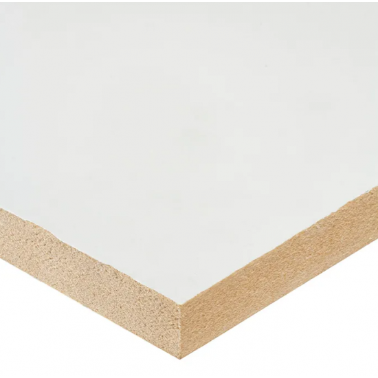 MDF White Melamine Board HMR 2440 x 1220 x 16mm Mat