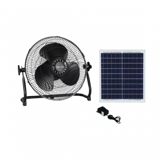 FAN Solar 7.5V 15W w/ Solar Panel 4400mAh