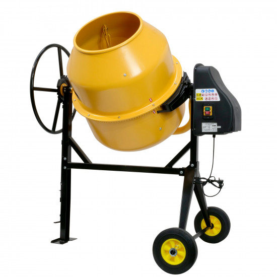  CEMENT MIXER Electric 180L Yellow / Orange