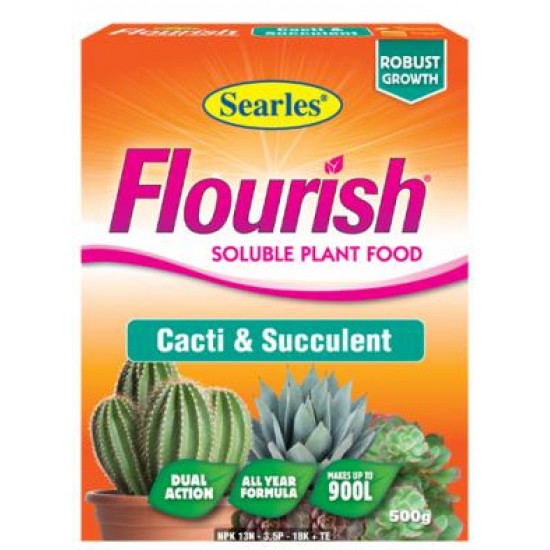 FERTILISER Cactus & Succulent Flourish Sol 500g