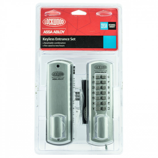 DEADLATCH Digital Lock DX 530 Latch Entrance Set LOCKWOOD