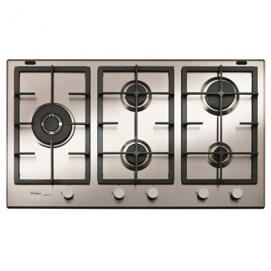 GAS Stove 90cm 5 Zone IXELIUM WHIRLPOOL