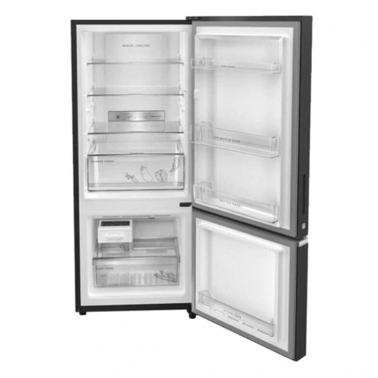 290L Bottom Mount Fridge/Freezer in S/Steel