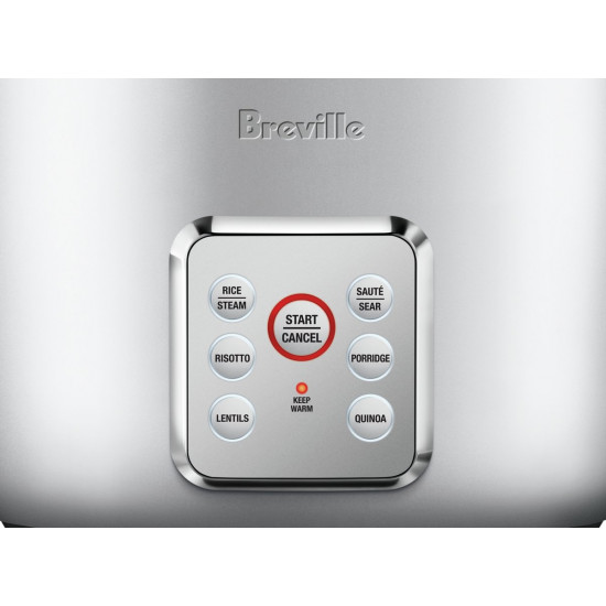 RICE Cooker 10 Cup BRC550SIL The Multi Grains BREVILLE