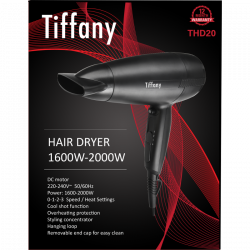HAIR Dryer 1600-2000w TIFFANY