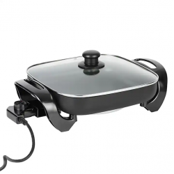 FRYING PAN Non-stick easy clean w/glass lid TXG-032 e-HOME