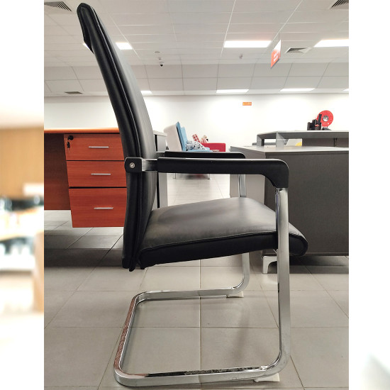 CHAIR  Office Leather Black ZY-19