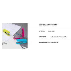 STAPLER Durable #10/100 PCS, Compact design DELI