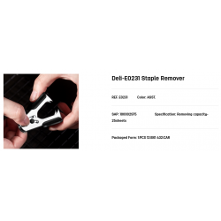 Staple Remover Claw #12 25 Sheets DELI