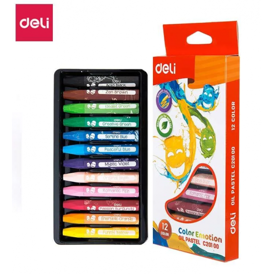 COLORS Emotion Oil Pastel 12pcs DELI