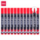 MARKER Permanent Bullet 1.5mm RED DELI