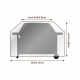 BBQ Cover Jumbuck 4 Bnr Hooded