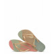 THONG Kids Slim Palette Glow FC 9877 SandGrey/Golden Sz:33/34 HAVAIANAS