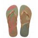 THONG Kids Slim Palette Glow FC 9877 SandGrey/Golden Sz:33/34 HAVAIANAS