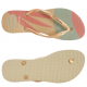 THONG Kids Slim Palette Glow FC 9877 SandGrey/Golden Sz:33/34 HAVAIANAS