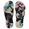 THONGS Slim Floral Basic FC 1069 Blk Blk Sz:41/42 HAVAIANAS