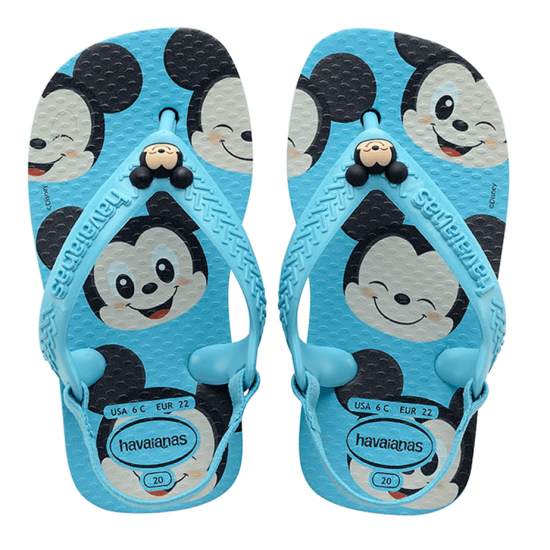 THONGS Baby Disney Classic 0031 Blue Sz: 23/24 HAVAIANAS