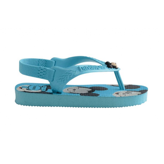 THONGS Baby Disney Classic 0031 Blue Sz: 23/24 HAVAIANAS