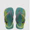 THONGS Baby Logo Mania 5735 B.Orng Sz:20 HAVAIANAS