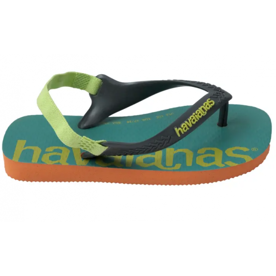 THONGS Baby Logo Mania 5735 B.Orng Sz:20 HAVAIANAS