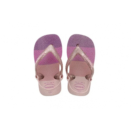 THONGS Baby Palette Glow 5179 C.Pink Sz:19 HAVAIANAS