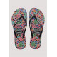 THONGS Slim Floral Romantic 0121 Sand GreySz:39/40 HAVAIANAS