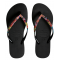 THONG Wmn H.Slim Strap Flw1069 Blk/Rd Sze:39/40 HAVAIANAS