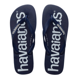 THONG Mens Top Logo Mania 0555 Navy Sze:37/38 HAVAIANAS