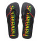 THONG Mens Top Logo Mania 7652 Blk/Red Sze:39/40 HAVAIANAS