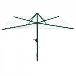 CLOTHESLINE Folding Rotary 7 Grass Green DAYTEK