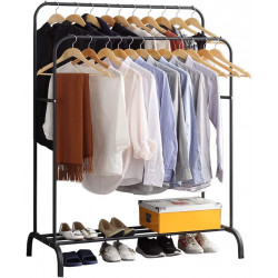 GARMENT RACK HangerSz:136x50x 150cm Steel w/Pwdr Cotng