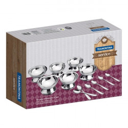 DESSERT Ice Cream Set 12 Pcs S/Steel TRAMONTINA