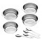 DESSERT Ice Cream Set S/Steel 8Pcs TRAMONTINA