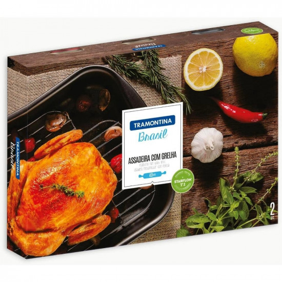 ROASTING Pan 40cm with Grill