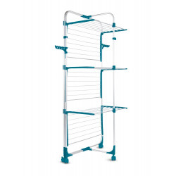 CLOTHESLINE AIRER 3 Tier 42 Rail White with Castors