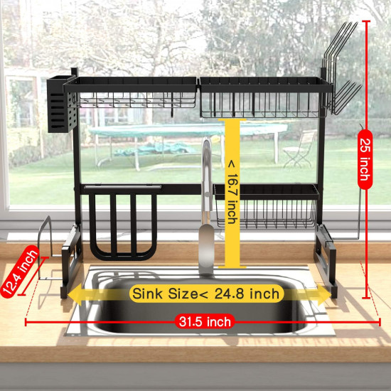 DISH SINK RACK WK112434-1 61cmx35cmx13cm CNBM