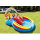 POOL Swimming Rainbow Ring Play Centre 2.97mx1.93mx1.35m INTEX