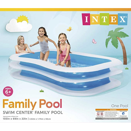 POOL Swimming Family Center 2.62mx1.75m x56cm INTEX