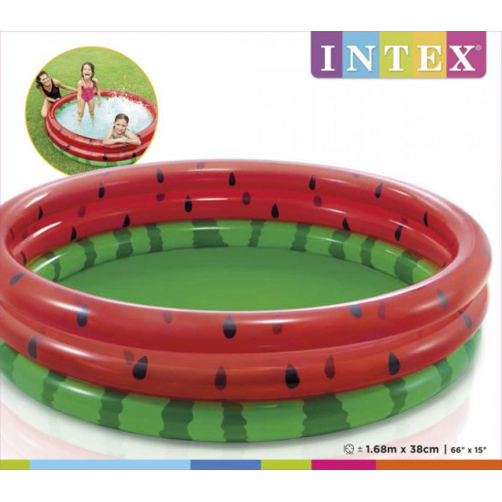 POOL Swimming Watermelon 1.68m x38cm INTEX