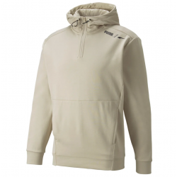 HOODIE Rad Cal Half-Zip Dk Putty Sz:M PUMA