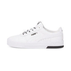 SHOE Wmns Carina logomania Wht-Puma Wht Size:10-5 PUMA