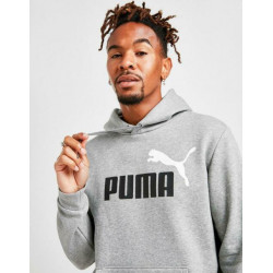 HOODIE Ess + 2 Col Big Logo FI Medium Gray Size:S PUMA