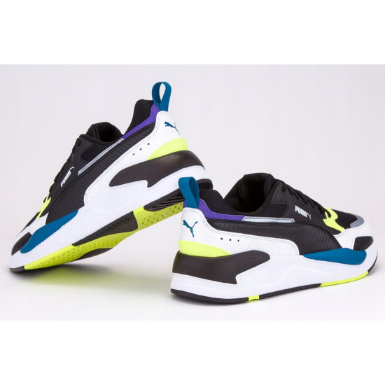 SHOES Mens X-ray2 SqreWht/Blk/Yllw/Blu/Vio Sze:9 PUMA