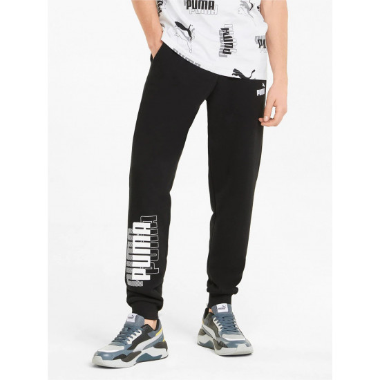 SWEATPANTS Puma Power Logo TR CI Puma Black Sz:L PUMA