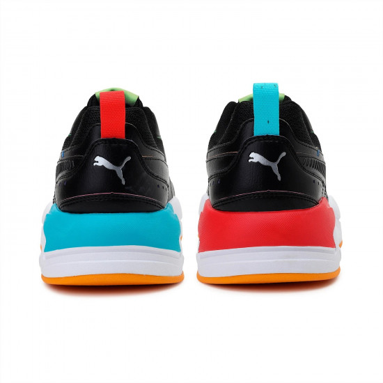 SHOES X-ray Square Rainbow Blk/Blue/Red Size:8 PUMA